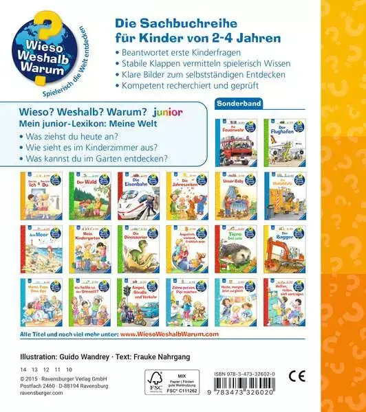 Ravensberger Matratzen Ravensburger Wieso? Weshalb? Warum? Mein junior-Lexikon: Meine Welt Hotsell