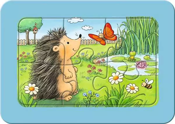 Ravensberger Matratzen Kinderpuzzle ab 2 Jahren - Kleine Gartentiere - 6 Teile Kostenloser Versand