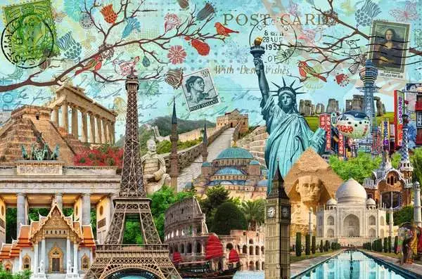 Ravensberger Matratzen Puzzle 5000 Teile - Big City Collage Sonderangebot