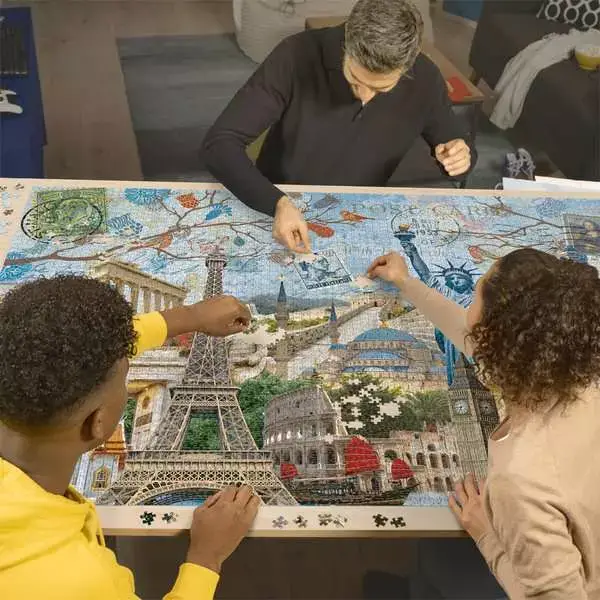 Ravensberger Matratzen Puzzle 5000 Teile - Big City Collage Sonderangebot
