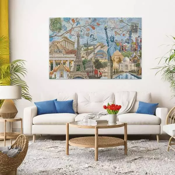 Ravensberger Matratzen Puzzle 5000 Teile - Big City Collage Sonderangebot