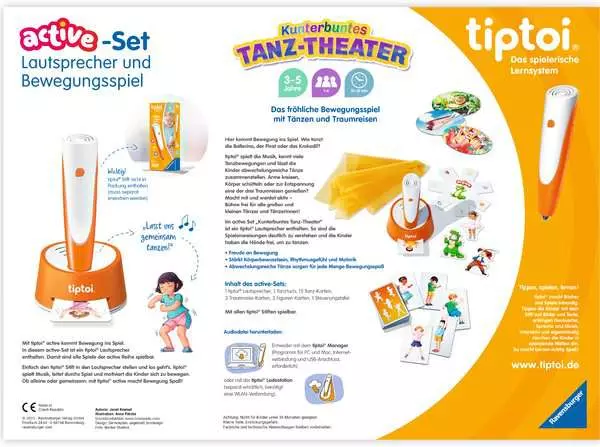 Ravensberger Matratzen ACTIVE Set Kunterbuntes Tanz-Theater - Lernspiel ab 3 Jahren Günstig kaufen