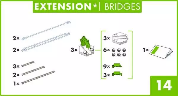 Ravensberger Matratzen GraviTrax Extension Bridges - Kugelbahn-Erweiterung für Kinder ab 8 Jahren Online Shopping