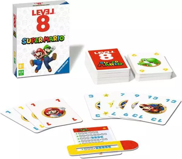 Ravensberger Matratzen Super Mario Level 8 - Kartenspiel ab 8 Jahren Vatertagsangebot