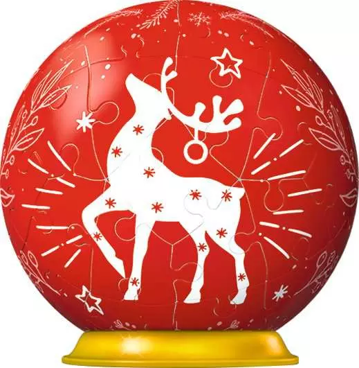 Ravensberger Matratzen 3D Puzzle Ball Weihnachtskugel Rentier Jubiläumsangebot