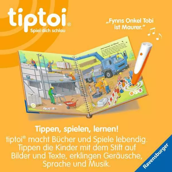 Ravensberger Matratzen tiptoi® Mein Wörter-Bilderbuch Baustelle Blitzangebot