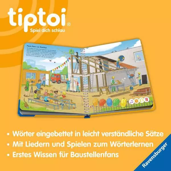Ravensberger Matratzen tiptoi® Mein Wörter-Bilderbuch Baustelle Blitzangebot