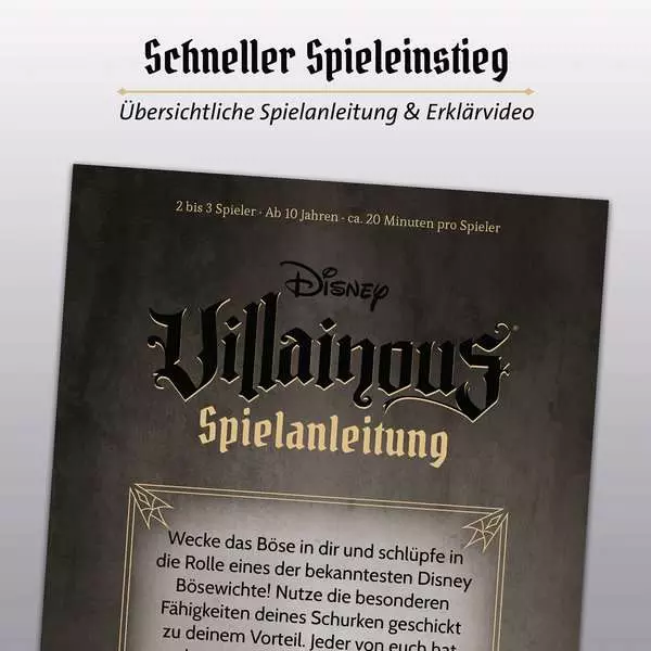 Ravensberger Matratzen Disney Villainous - Spiel ab 10 Jahren Kostenlose Rückgabe