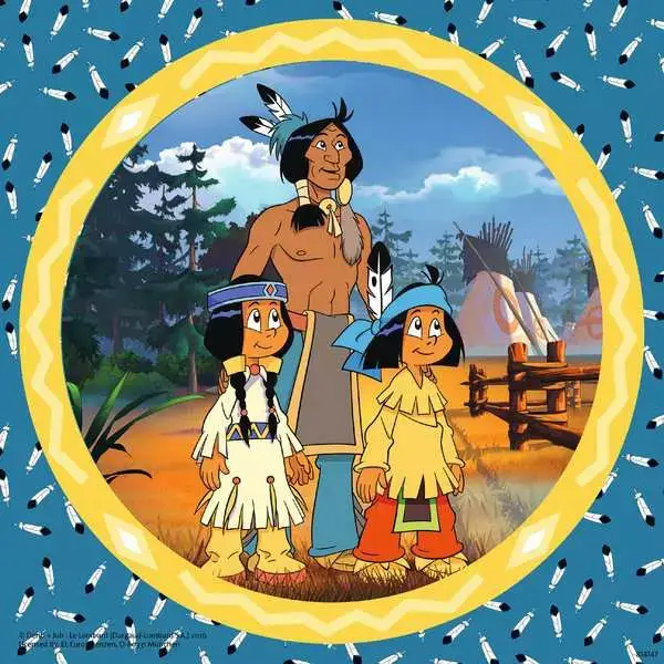 Ravensberger Matratzen Kinderpuzzle ab 5 Jahren - Yakari, der tapfere Indianer - 49 Teile Begrenzte Freigabe