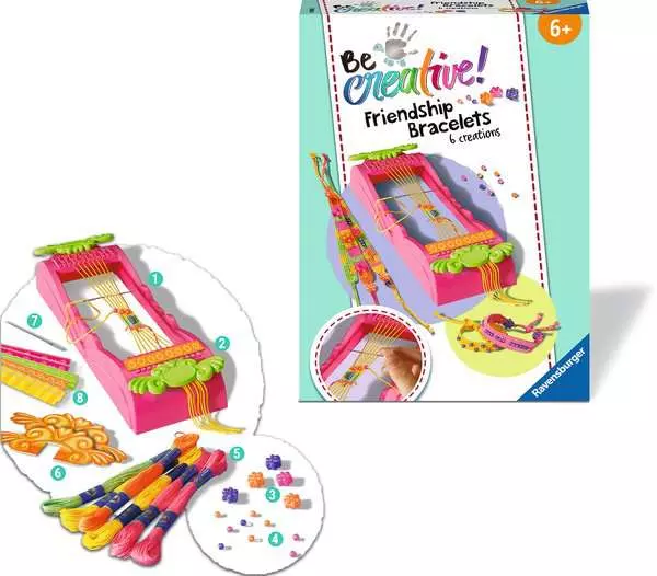 Ravensberger Matratzen BeCreative Freundschaftsbändchen - Bastelset für Kinder ab 6 Jahren Letzte 3 Tage