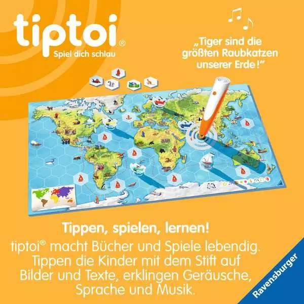 Ravensberger Matratzen tiptoi® Unsere Reise um die Welt - Lernspiel ab 4 Jahren Sonderangebot der Fabrik