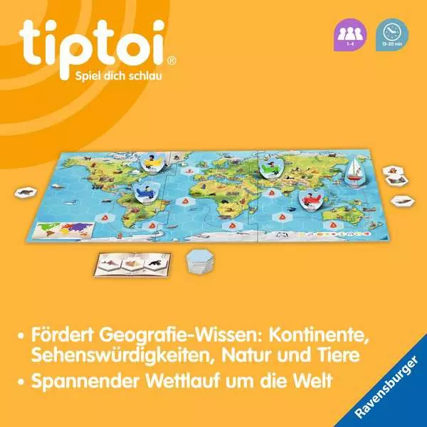 Ravensberger Matratzen tiptoi® Unsere Reise um die Welt - Lernspiel ab 4 Jahren Sonderangebot der Fabrik