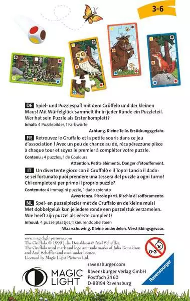 Ravensberger Matratzen Der Grüffelo Würfelpuzzle - Reisespiel ab 3 Jahren Rabatte dieses Monats