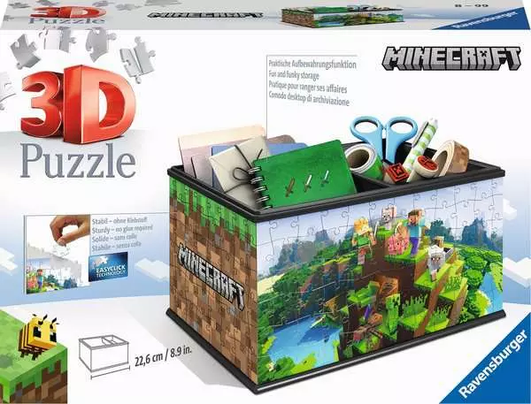 Ravensberger Matratzen 3D Puzzle Aufbewahrungsbox - Minecraft Online
