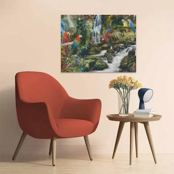 Ravensberger Matratzen Puzzle 2000 Teile - Bunte Papageien im Dschungel Kostenloser Versand