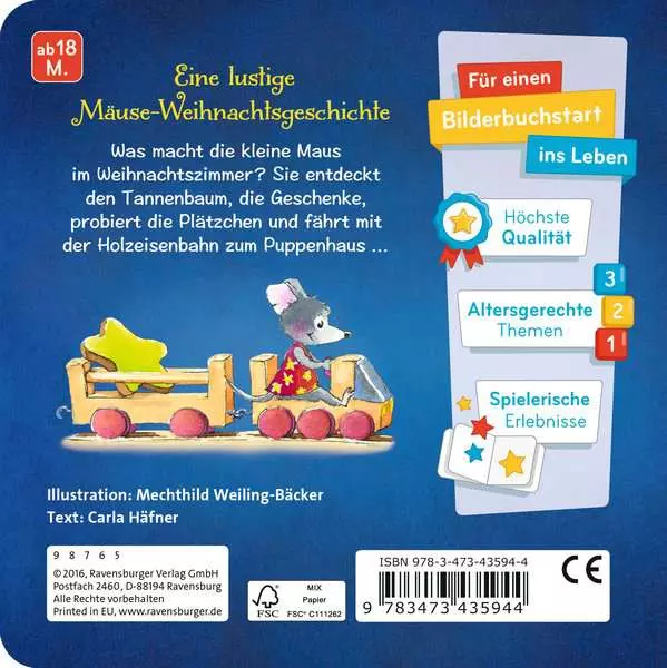Ravensberger Matratzen Die kleine Weihnachtsmaus Exklusivangebot