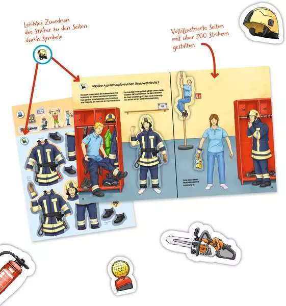 Ravensberger Matratzen Ravensburger Wieso? Weshalb? Warum? Stickerheft: Feuerwehr Vatertagsangebot