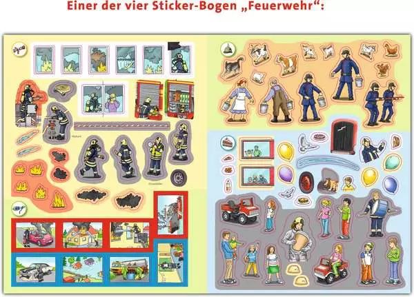 Ravensberger Matratzen Ravensburger Wieso? Weshalb? Warum? Stickerheft: Feuerwehr Vatertagsangebot