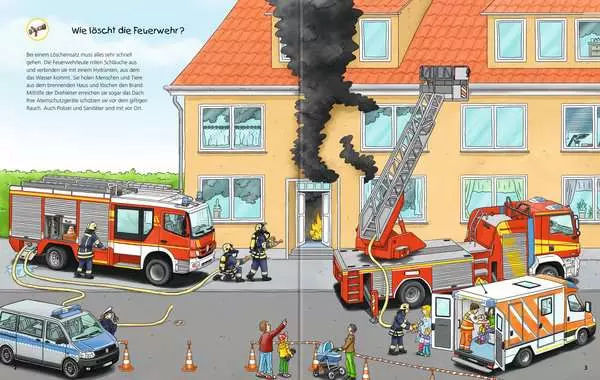 Ravensberger Matratzen Ravensburger Wieso? Weshalb? Warum? Stickerheft: Feuerwehr Vatertagsangebot