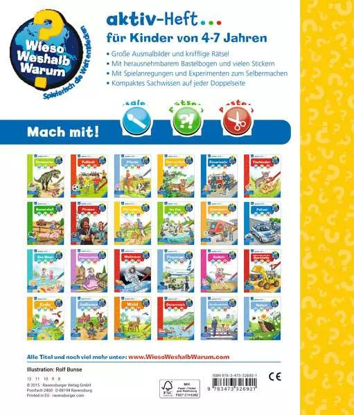 Ravensberger Matratzen Ravensburger Wieso? Weshalb? Warum? aktiv-Heft: Ritterburg Tiefpreis