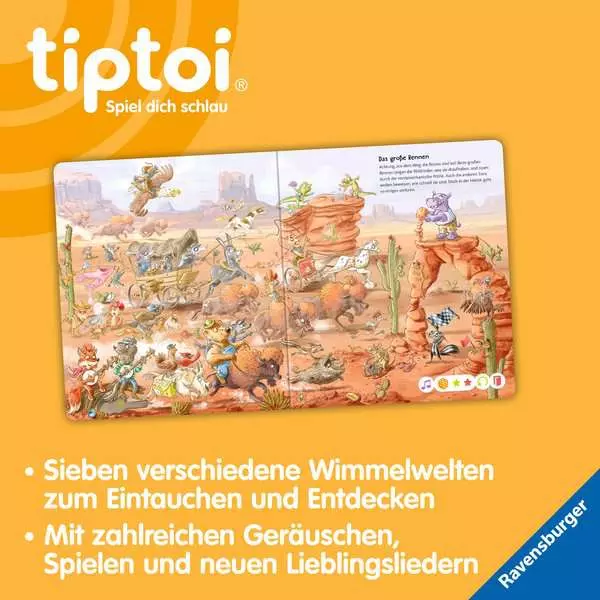 Ravensberger Matratzen tiptoi® Die große Wimmelreise der Tiere Super Sparpreis