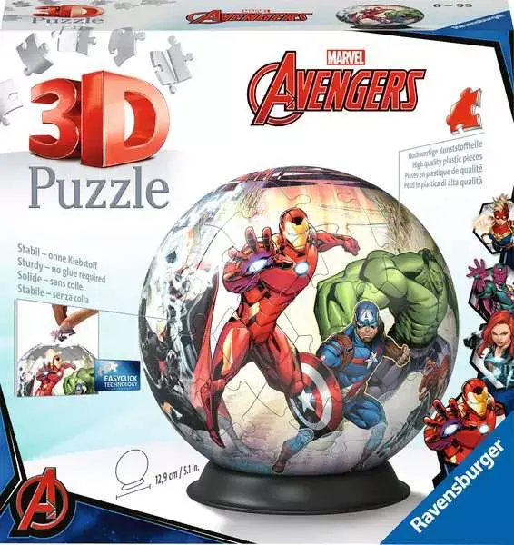 Ravensberger Matratzen 3D Puzzle Ball Marvel Avengers Bis zu 50% Rabatt