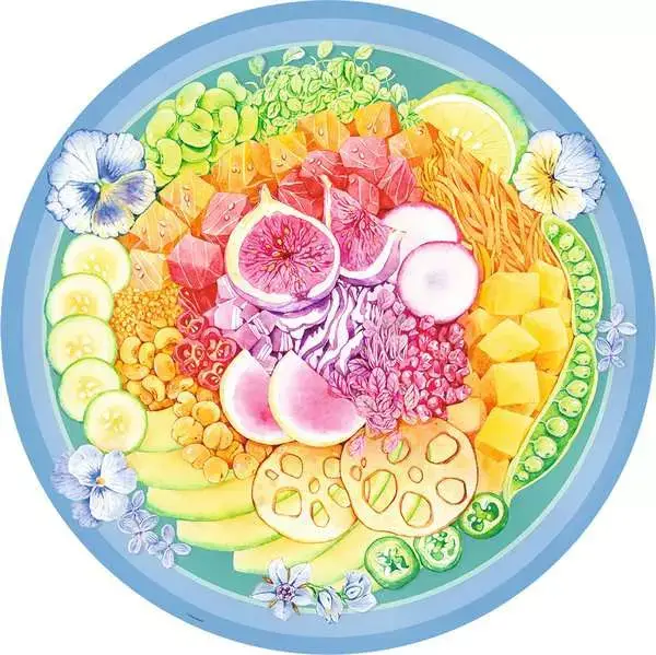 Ravensberger Matratzen Puzzle 500 Teile - Circle of Colors Poke Bowl Super Rabatt