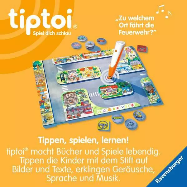 Ravensberger Matratzen tiptoi® Fahrzeuge in der Stadt - Lernspiel ab 3 Jahren Kostenloser Versand international