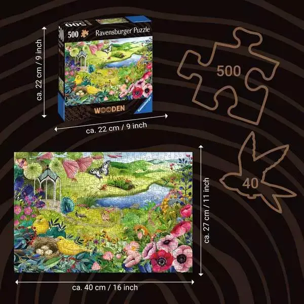 Ravensberger Matratzen Puzzle 500 Teile - Wilder Garten zollfrei