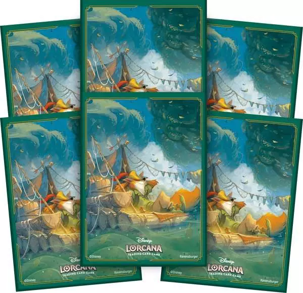 Ravensberger Matratzen Disney Lorcana: Die Tintenlande - Kartenhüllen Robin Hood 50% Rabatt für begrenzte Zeit