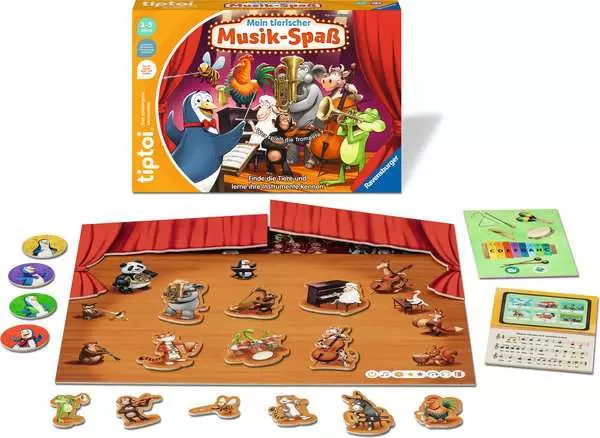 Ravensberger Matratzen tiptoi® Mein tierischer Musik-Spaß - Lernspiel ab 3 Jahren Auslauf