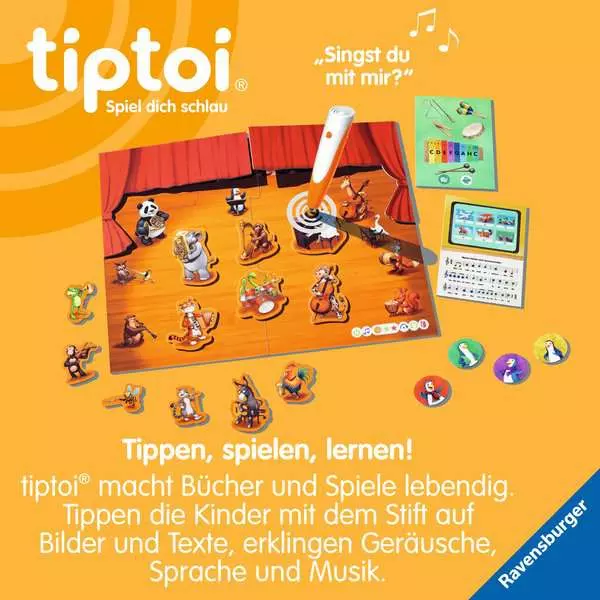 Ravensberger Matratzen tiptoi® Mein tierischer Musik-Spaß - Lernspiel ab 3 Jahren Auslauf