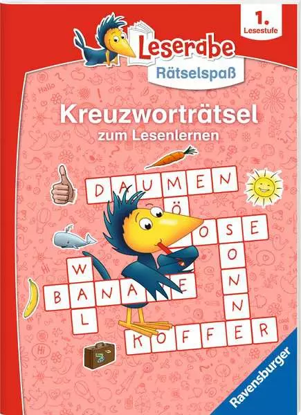 Ravensberger Matratzen Leserabe: Kreuzworträtsel zum Lesenlernen (1. Lesestufe) Limitierter Zeitrabatt