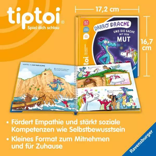 Ravensberger Matratzen tiptoi® Darro Drache und die Sache mit dem Mut Fabrik Onlineshop