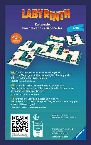 Ravensberger Matratzen Labyrinth Kartenspiel - Reisespiel ab 7 Jahren Sonderangebot