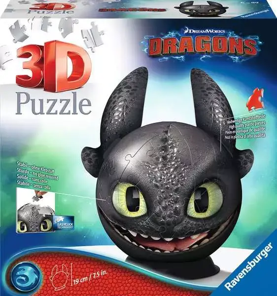 Ravensberger Matratzen Ravensburger Dragons Ohnezahn mit Ohren Günstig kaufen
