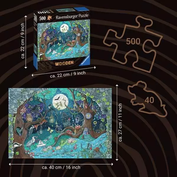 Ravensberger Matratzen Puzzle 500 Teile - Fantasy Forest Großer Ausverkauf