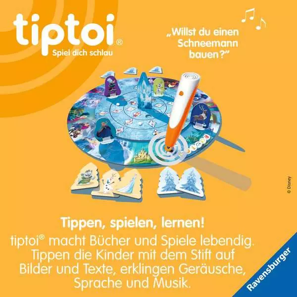 Ravensberger Matratzen tiptoi® Disney Die Eiskönigin - Völlig unverfroren: Das verdrehte Wettlaufspiel - Lernspiel ab 4 Jahren Exklusivangebot