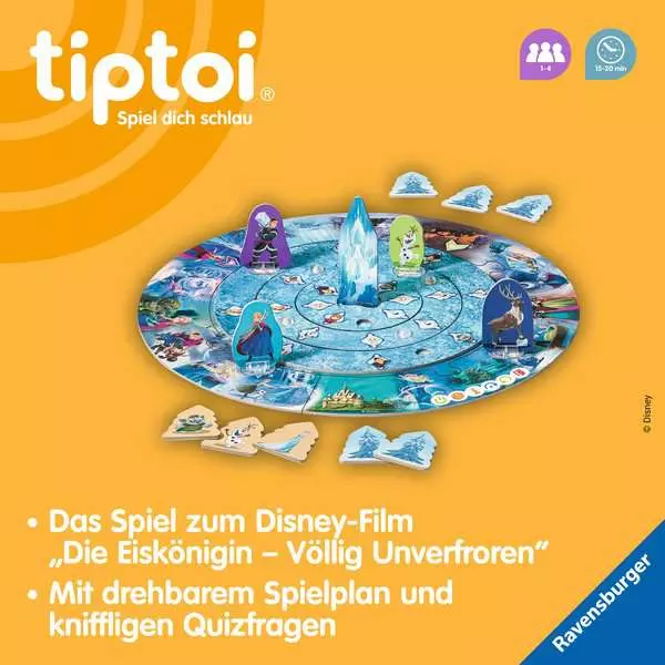 Ravensberger Matratzen tiptoi® Disney Die Eiskönigin - Völlig unverfroren: Das verdrehte Wettlaufspiel - Lernspiel ab 4 Jahren Exklusivangebot