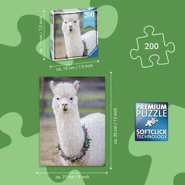 Ravensberger Matratzen Puzzle 200 Teile - Alpaka Weihnachtsangebot