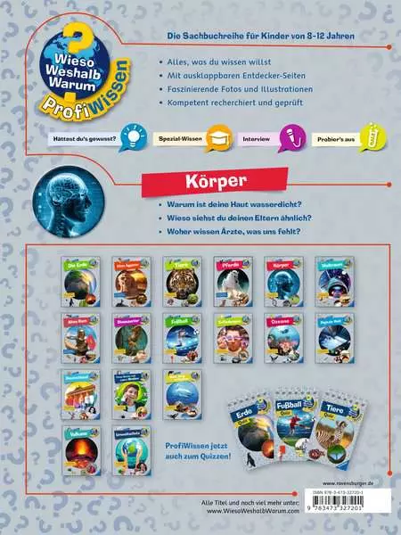 Ravensberger Matratzen Ravensburger Wieso? Weshalb? Warum? ProfiWissen, Band 5: Körper Heißer Verkauf