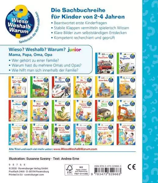 Ravensberger Matratzen Ravensburger Wieso? Weshalb? Warum? junior, Band 39: Mama, Papa, Oma, Opa Online Outlet