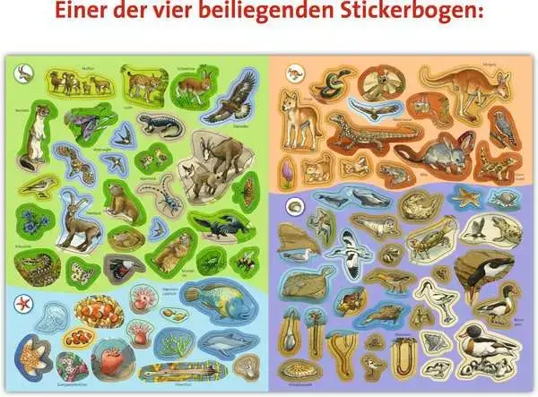 Ravensberger Matratzen Ravensburger Wieso? Weshalb? Warum? Stickerheft: Tiere der Welt Exklusive Angebote