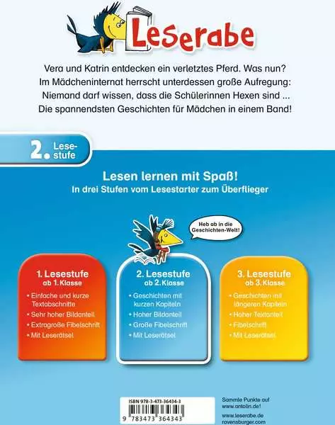 Ravensberger Matratzen Leserabe - Sonderausgaben: Erstlesegeschichten für Mädchen in der 2. Klasse Große Rabatte