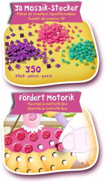 Ravensberger Matratzen Mosaic Junior Princess - Bastelset für Kinder ab 4 Jahren Sonderangebote