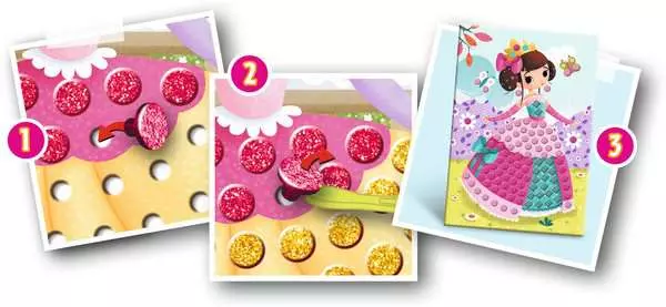 Ravensberger Matratzen Mosaic Junior Princess - Bastelset für Kinder ab 4 Jahren Sonderangebote