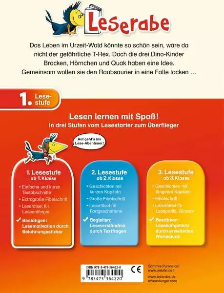 Ravensberger Matratzen Leserabe - 1. Lesestufe: Eine Falle für den T-Rex VIP-Rabatte