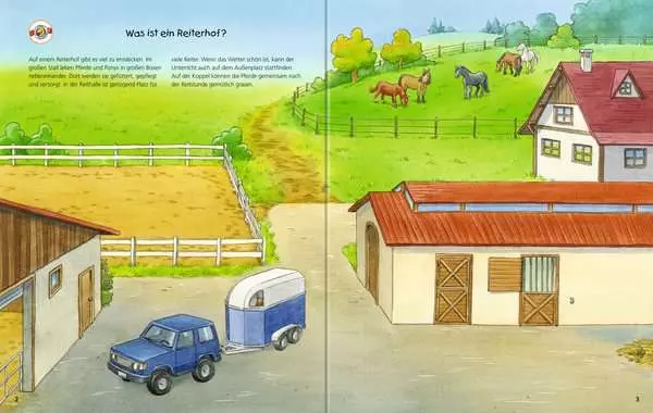 Ravensberger Matratzen Ravensburger Wieso? Weshalb? Warum? Stickerheft: Pferde Begrenzte Freigabe