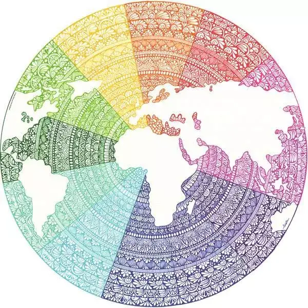 Ravensberger Matratzen Puzzle 500 Teile - Circle of Colors - Mandala JETZT KAUFEN