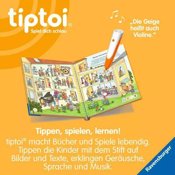 Ravensberger Matratzen tiptoi® Wieso? Weshalb? Warum? Wir entdecken die Musik Sonderangebot der Fabrik